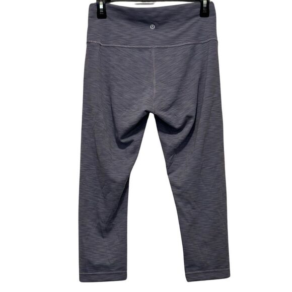 Lululemon Wunder Train High-Rise Crop 21" in Heathered Peri Purple - Picture 5 of 7
